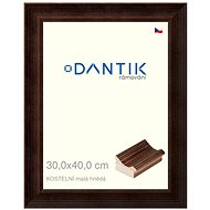 DANTIK frame 30 × 40, CHURCH small brown plexi clear - Photo Frame