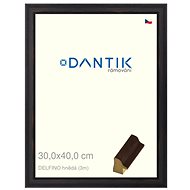 DANTIK frame 30 × 40, DELFINO brown plexi clear - Photo Frame
