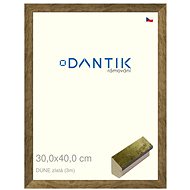 DANTIK frame 30 × 40, DUNE gold plexi clear - Photo Frame