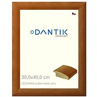 DANTIK frame 30 × 40, LEDVINKA light brown plexi clear - Photo Frame