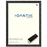 DANTIK frame 30 × 40, DUNE graphite plexi clear - Photo Frame