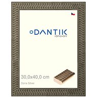 DANTIK frame 30 × 40, Doria Silver plexi clear - Photo Frame
