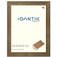DANTIK frame 30 × 40, Lauren old gold plexi clear - Photo Frame