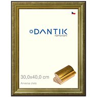 DANTIK frame 30 × 40, ANIVERSA gold plexi clear - Photo Frame