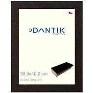 DANTIK frame 30 × 40, RETRO black plexi clear - Photo Frame
