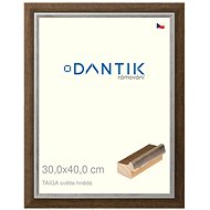 DANTIK frame 30 × 40, TAIGA light brown plexi clear - Photo Frame