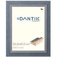 DANTIK frame 30 × 40, AMALFI blue plexi clear - Photo Frame