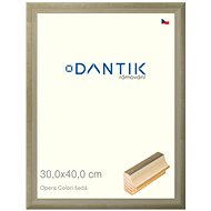 DANTIK frame 30 × 40, OPERA Colori grey plexi clear - Photo Frame
