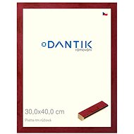 DANTIK frame 30 × 40, PIATTA dark pink plexi clear - Photo Frame