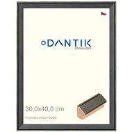 DANTIK frame 30 × 40, INCLINATA colouri grey plexi clear - Photo Frame
