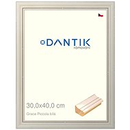 DANTIK frame 30 × 40, Grace Piccola white plexi clear - Photo Frame