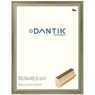 DANTIK frame 30 × 40, OPERA Colori green plexi clear - Photo Frame