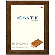 DANTIK frame 30 × 40, Saya Marrone light brown plexi clear - Photo Frame
