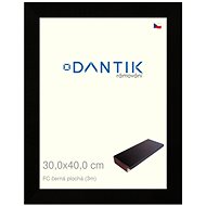 DANTIK frame 30 × 40, FC black flat plexi clear - Photo Frame