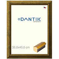 DANTIK frame 30 × 40, Forgia Gold plexi clear - Photo Frame