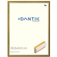DANTIK frame 30 × 40, EVOQUE yellow plexi clear - Photo Frame