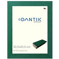 DANTIK frame 30 × 40, RETRO green plexi clear - Photo Frame