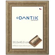 DANTIK frame 30 × 40, WING small silver patina plexi clear - Photo Frame