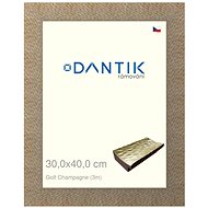 DANTIK frame 30 × 40, Golf champagne plexi clear - Photo Frame