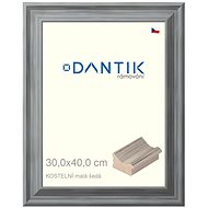 DANTIK frame 30 × 40, CHURCH small grey plexi clear - Photo Frame