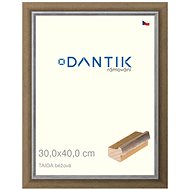 DANTIK frame 30 × 40, TAIGA beige plexi clear - Photo Frame