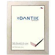 DANTIK frame 30 × 40, RETRO white plexi clear - Photo Frame