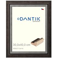 DANTIK frame 30 × 40, AMALFI black plexi clear - Photo Frame