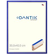 DANTIK frame 30 × 40, EVOQUE blue plexi clear - Photo Frame