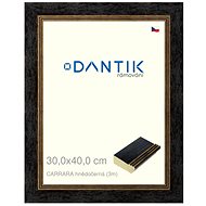 DANTIK frame 30 × 40, CARRARA brown-black plexi clear - Photo Frame