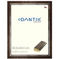 DANTIK frame 30 × 40, IVANETE brown plexi clear - Photo Frame