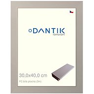 DANTIK frame 30 × 40, FC White flat plexi clear - Photo Frame