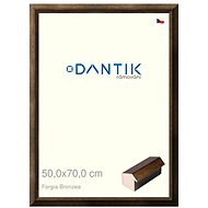 DANTIK frame 50 × 70, Forgia Bronzea plexi clear - Photo Frame
