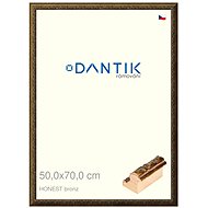 DANTIK frame 50 × 70, HONEST small high bronze plexi clear - Photo Frame