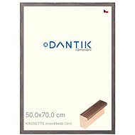 DANTIK frame 50 × 70, KASSETTE dark grey plexi clear - Photo Frame