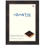 DANTIK frame 50 × 70, TOMAS black large plexi clear - Photo Frame