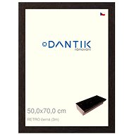 DANTIK frame 50 × 70, RETRO black plexi clear - Photo Frame
