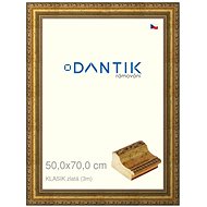 DANTIK frame 50 × 70, KLASIK gold plexi clear - Photo Frame