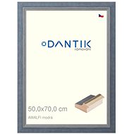 DANTIK frame 50 × 70, AMALFI blue plexi clear - Photo Frame