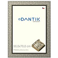 DANTIK frame 50 × 70, PRAHA silver plexi clear - Photo Frame