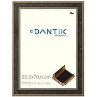 DANTIK frame 50 × 70, TOOTH gold black plexi clear - Photo Frame
