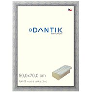 DANTIK frame 50 × 70, PAINT blue large plexi clear - Photo Frame