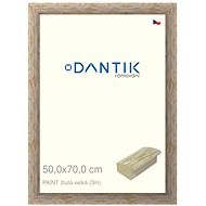 DANTIK frame 50 × 70, PAINT yellow large plexi clear - Photo Frame