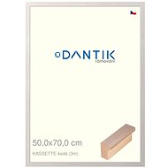 DANTIK frame 50 × 70, KASSETTE grey 3055 plexi clear - Photo Frame