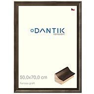 DANTIK frame 50 × 70, Ferrosa graphite plexi clear - Photo Frame