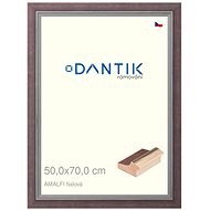 DANTIK frame 50 × 70, AMALFI purple plexi clear - Photo Frame