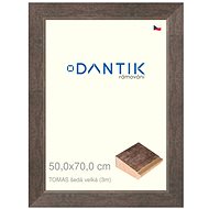DANTIK frame 50 × 70, TOMAS grey large plexi clear - Photo Frame