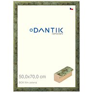 DANTIK frame 50 × 70, BOX filmgreen plexi clear - Photo Frame