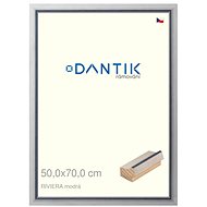 DANTIK frame 50 × 70, RIVIERA blue plexi clear - Photo Frame