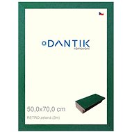 DANTIK frame 50 × 70, RETRO green plexi clear - Photo Frame