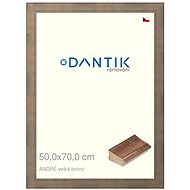 DANTIK frame 50 × 70, ANDRÉ big bronze plexi clear - Photo Frame